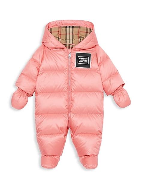 baby burberry puffer coat|Burberry coat baby girl.